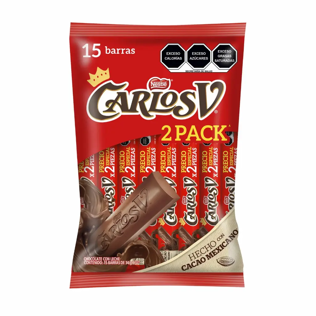 CHOCOLATE CARLOS V DUO PACK C/15