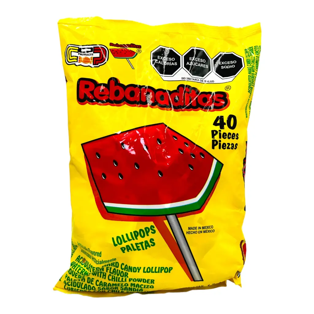 PALETA REBANADITA C/40