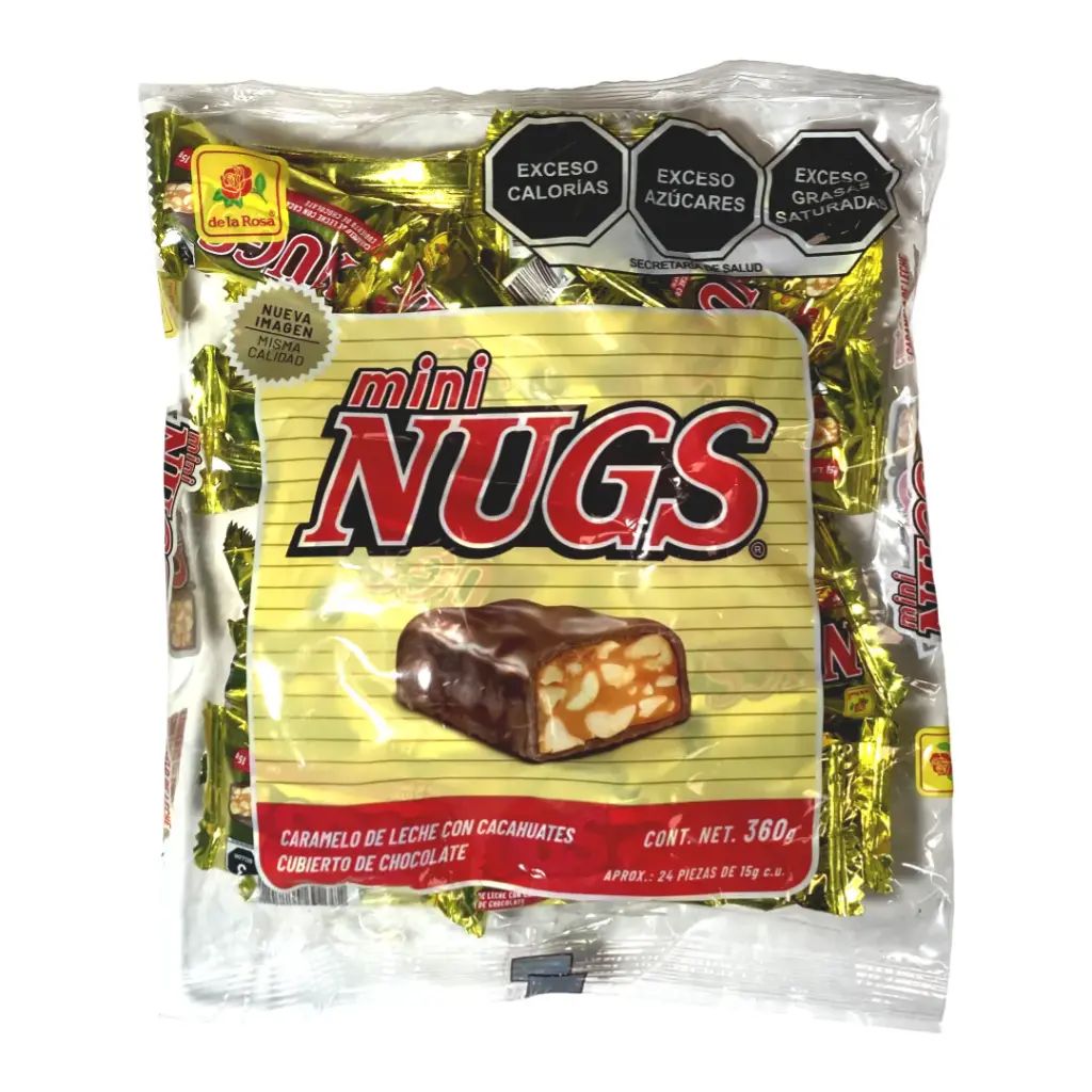 CHOCOLATE MINI NUGS C/24
