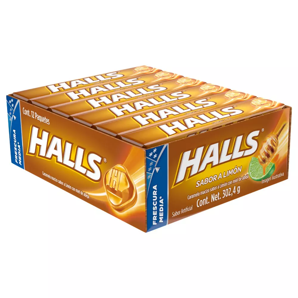PASTILLA HALLS MIEL C/12