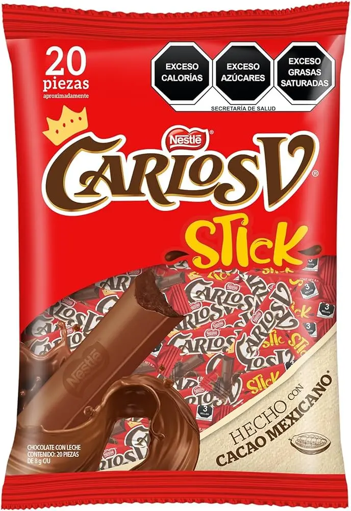 CHOCOLATE CARLOS V STICK C/20