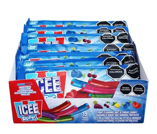 CARAMELO SUAVE ICEE ROPES C/12