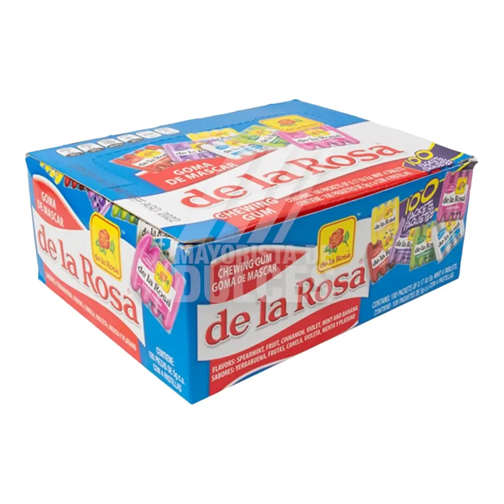 CHICLE DE LA ROSA 4´S C/100