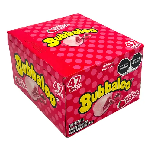 CHICLE BUBBALOO FRESA C/47