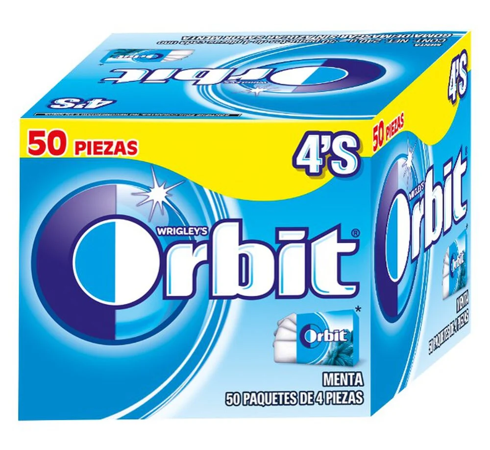 CHICLE ORBIT MENTA C/50