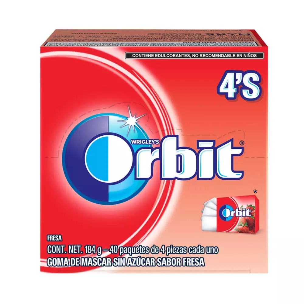 CHICLE ORBIT FRESA 24/40