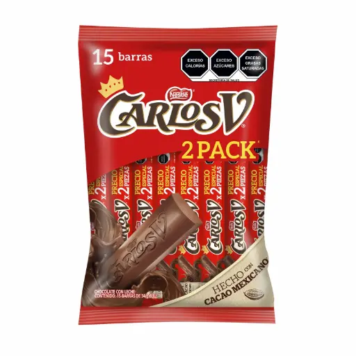 CHOCOLATE CARLOS V DUO PACK C/15