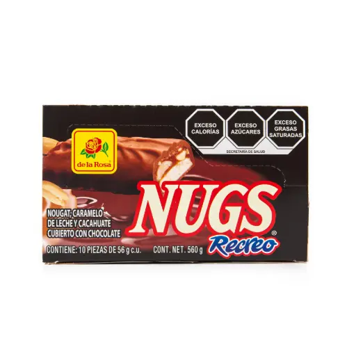 CHOCOLATE NUGS RECREO C/10