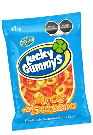 GOMA LUCKY ARO DURAZNO