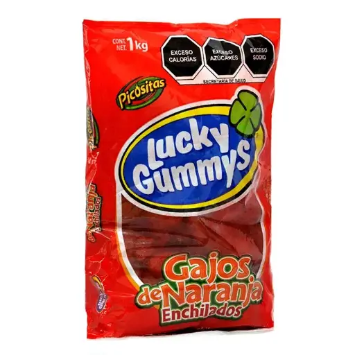 GOMA LUCKY GAJOS DE NARANJA ENCHILADOS