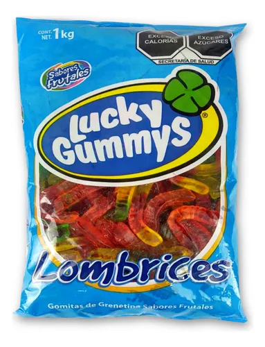 GOMA LUCKY LOMBRIZ BRILLADA