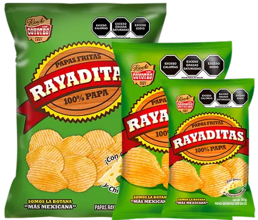 PAPA COYOTES RAYADITA 500 G