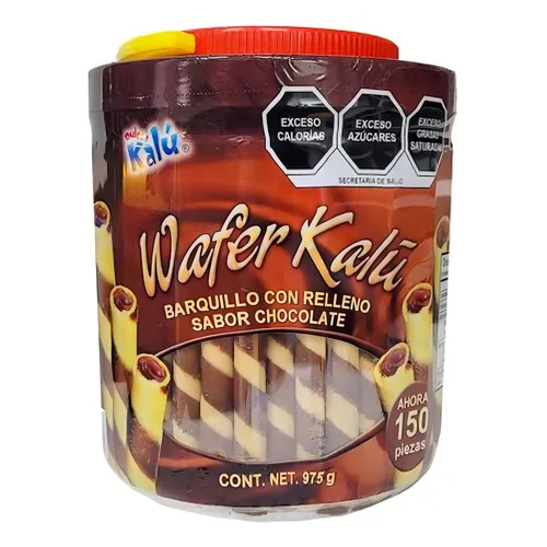 GALLETA WAFFER KALÚ CHOCOLATE C/180