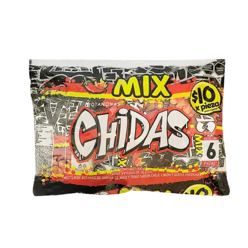 CHIDA MIX HOT CHILI TUBO 55G 8/6