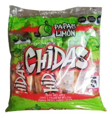 PAPAS CHIDAS LIMON C/5