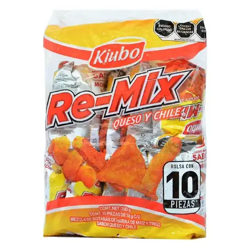 KIUBO RE-MIX QUESO Y CHILE  8/10