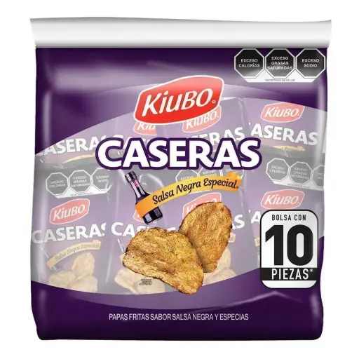 KIUBO PAPAS CASERA SALSA NEGRA ESPECIAL PERSONAL 10/10