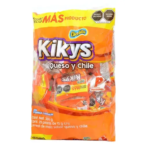 CHECHITOS KIKYS QUESO Y CHILE MEGA 10/24