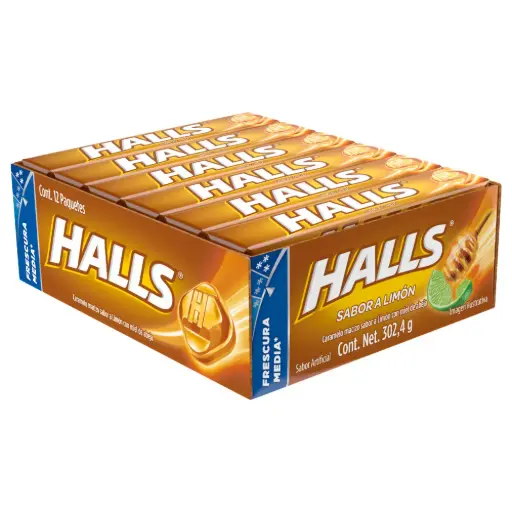 PASTILLA HALLS MIEL C/12