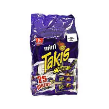 FRITURA MINI TAKIS FUEGO C/25