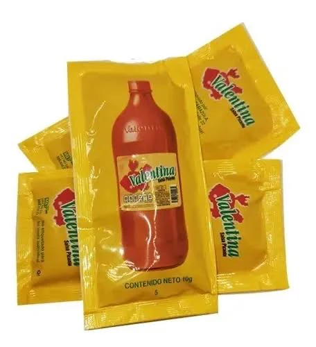SALSA VALENTINA SOBRE CAJA