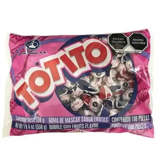 CHICLE TOTITO FRUTAS 20/100